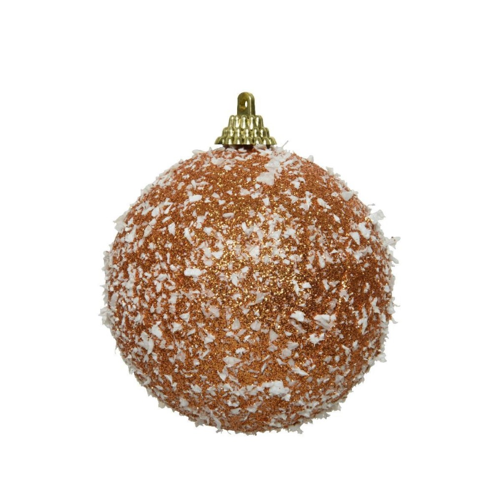 SFERA GLITTER CON NEVE AMBRA D